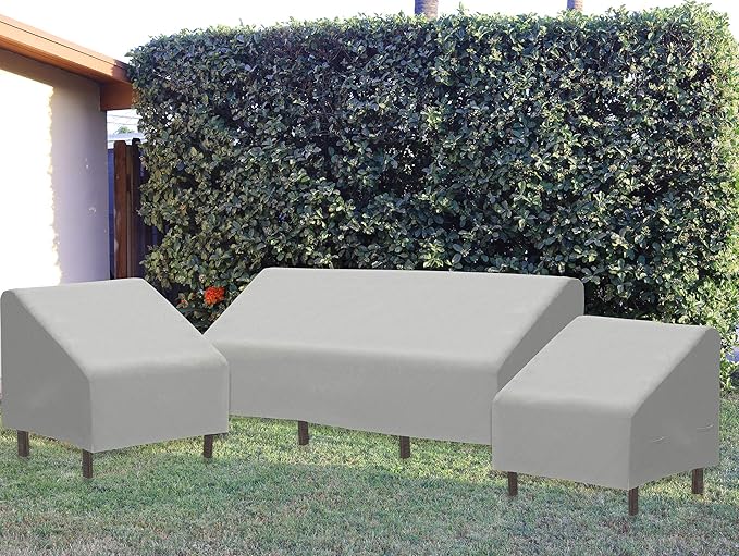 Simple Houseware Patio Chair Covers Waterproof 2 Pack - Image 7