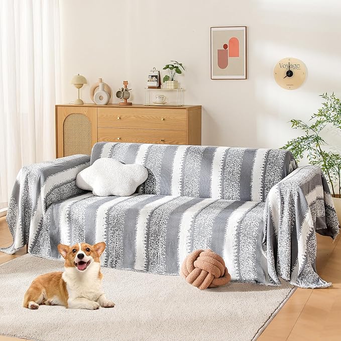 Boho Sofa Cover, Couch Covers for 3 Cushion Couch Sofa Pet Friendly, Sofa Cover by COHOLYTY