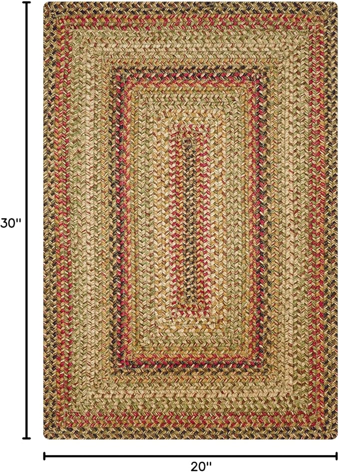 Kingston Country Kitchen Rugs 20x30– A Jute Braided Multi Color Rug to Use in - Image 2