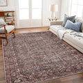 Area Rug 5'x7' Washable Rug Traditional Floor Cover Thin Retro Kitchen Indoor by CHAMPLANT