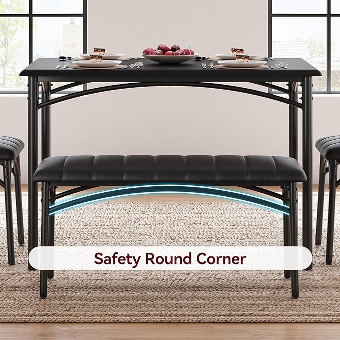Garvee Dining Table Set for 4, Kitchen Table - Image 8