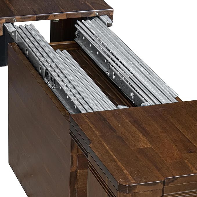 X02DA-208-12 - 5-Pc Kitchen Table Set includes an Extendable Rectangle Kitchen - Image 21