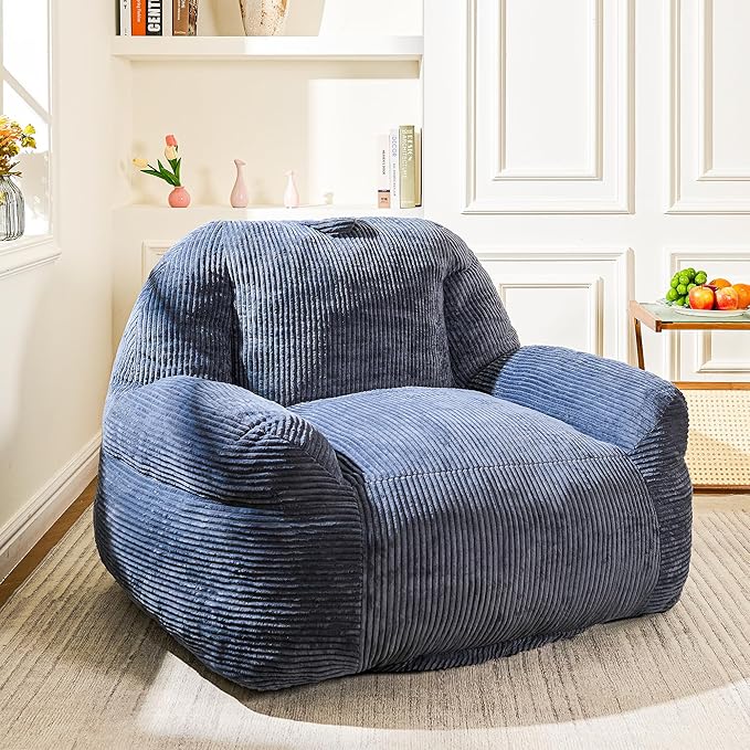 Bean Bag Chair, Faux Fur Bean Bag Chairs - Image 3