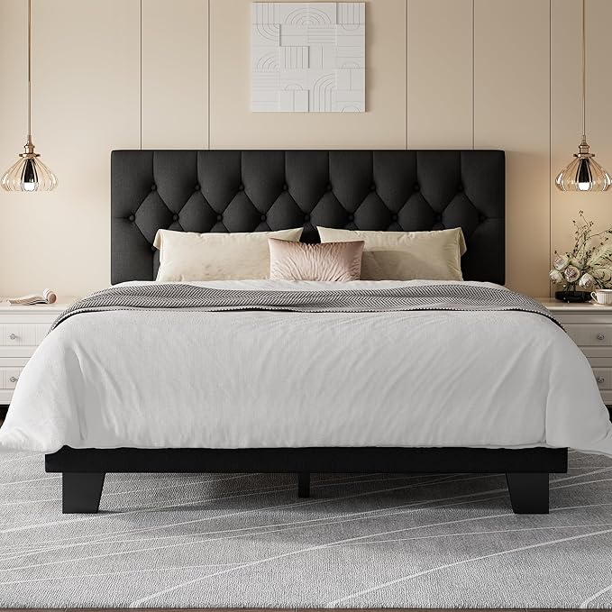 Feonase Full Size Platform Bed Frame by FEONASE