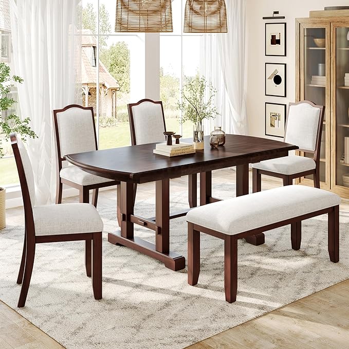Ball & Cast 60"-78" Extendable Farmhouse Dining-Table - Image 3