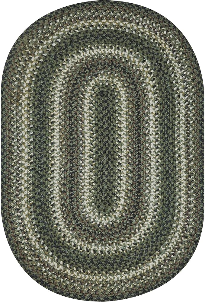 Homespice Pinecone Braided Oval Area Rugs 4x6' - Image 9
