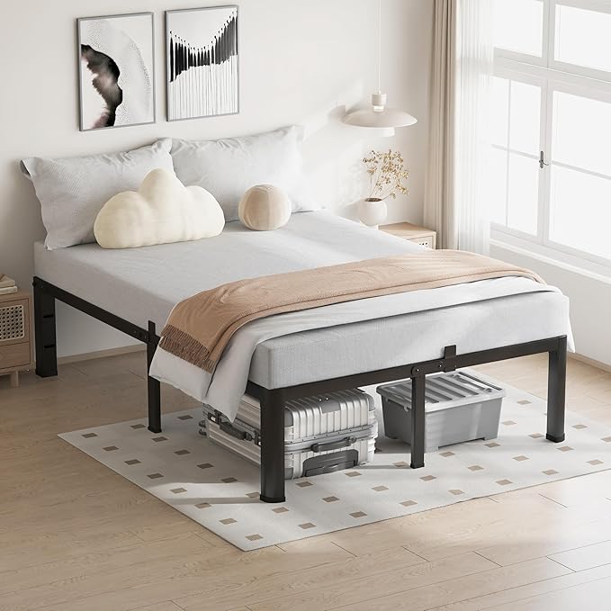 20 Inch Queen Bed Frame, 3500Lbs Heavy Duty Metal Platform - Image 8