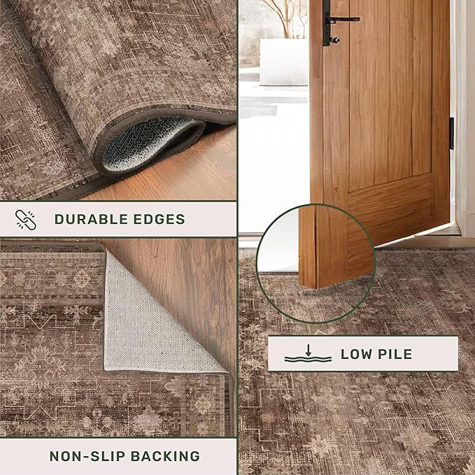 Brown Rug for Living Room 10x12 - Image 5