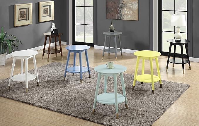 Convenience Concepts Wilson Mid Century Round End Table - Image 6