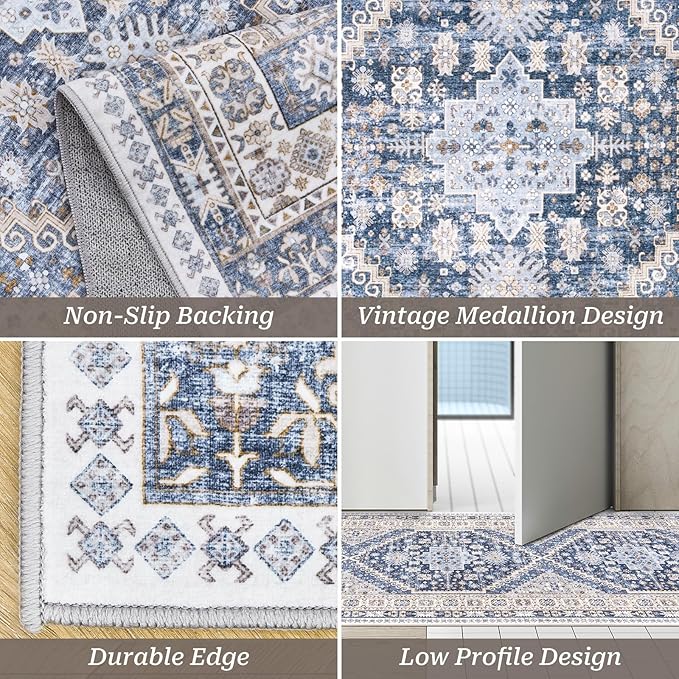zesthome Washable Runner Rug 2.5x14 - Image 3