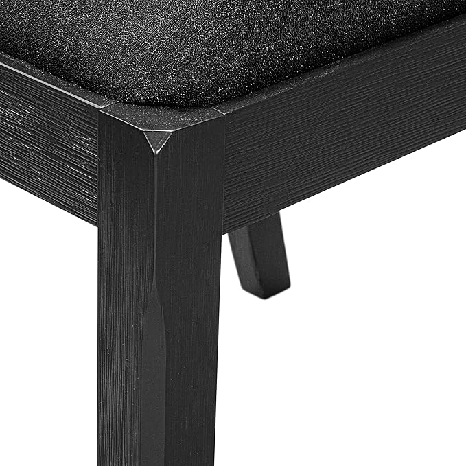 East West Furniture LGX15-BLK-24 -5 Piece Dining Set Includes a Rectangular - Image 17