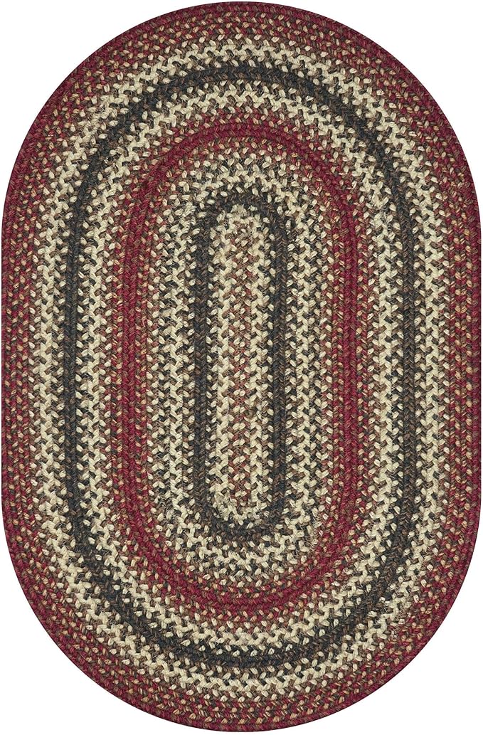 Homespice Chester Braided Area Rugs 4x6' Oval - Image 8