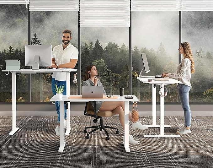 Electric Standing Desk Adjustable Height 40"x24" Stand Up Desk - Image 2
