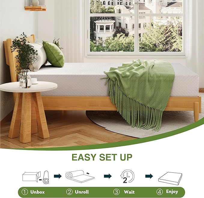 King Size Memory Foam Mattress, 8 Inch Bed Mattress in a Box - Image 6