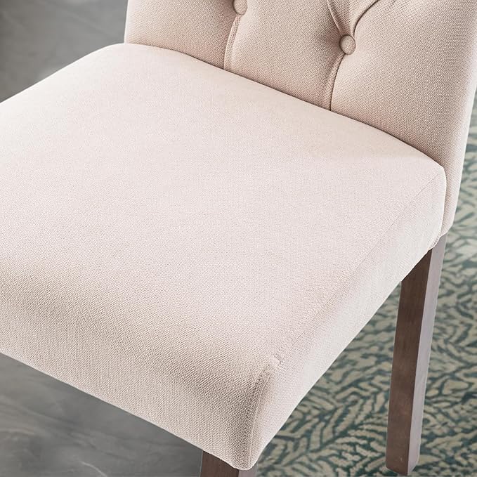 Tufted Upholstered Parsons Dining Chair - Image 7