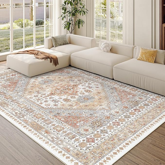 zesthome 7x9 Area Rug, Super Soft Washable Rugs - Image 3