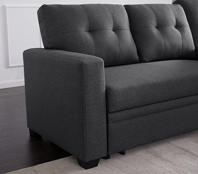 Devion Furniture Meridian 4-in-1 Convertible L Shaped Couch - Image 4