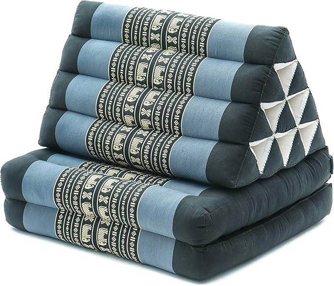 LEEWADEE 2-Fold Mat with Triangle Cushion – Comfortable TV Pillow, Foldable - Image 8
