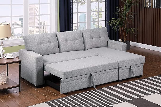 Devion Furniture Philly 4-in-1 Convertible L Shaped Couch - Image 7