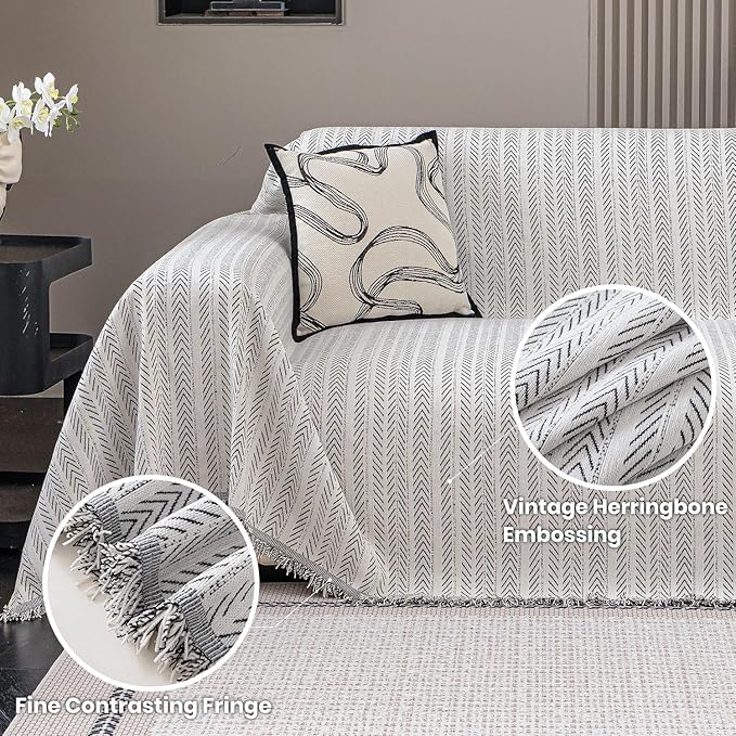 Nobildonna Sofa Chair Cover Waterproof Soft Thicken Chenille Cushion Couch Cover - Image 4