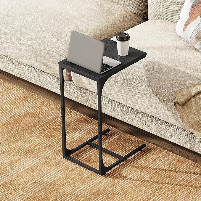 WLIVE C Shaped End Table, Small Couch Side Tables - Image 2