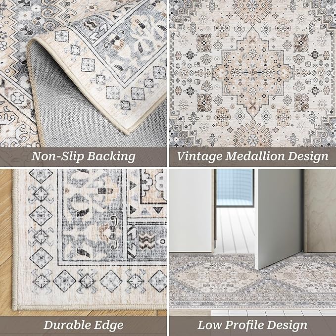 zesthome Washable Runner Rug 2.5x16 - Image 3