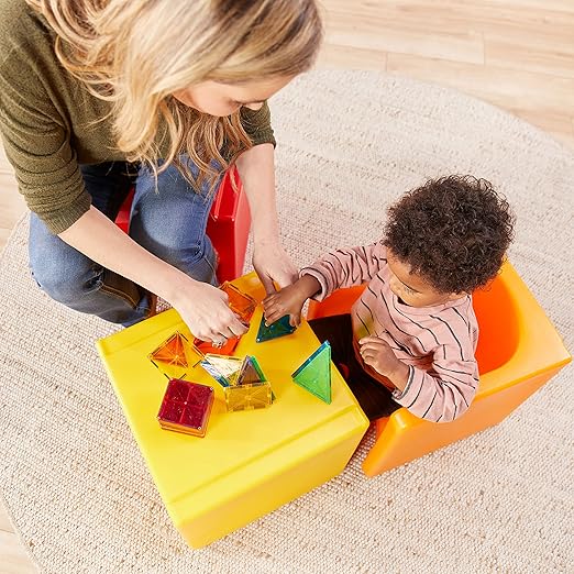 ECR4Kids Tri-Me Table and Cube Chair Set - Image 10