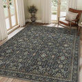 6X9 Area Rugs Machine Washable Rugs by BESBLEE