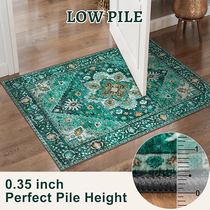 Tangsoo 5x7 Area Rug Washable Rugs - Image 3
