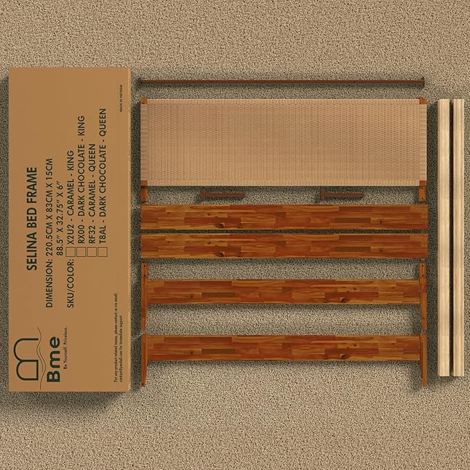 Bme Selina King Bed Frame and Headboard - Image 8