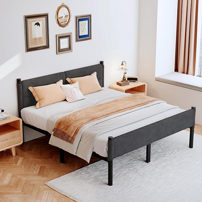 Metal Bed Frame, 14Inch Queen Size Bed Frame - Image 4