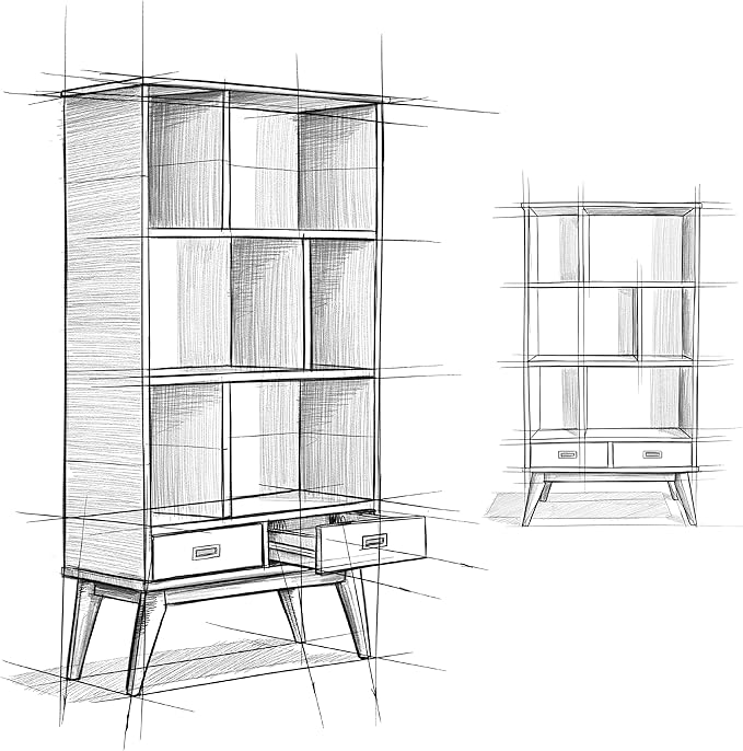 SIMPLIHOME Draper Bookcase - Image 16