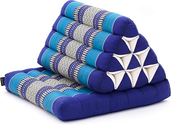 Leewadee 1-Fold Mat with Triangle Cushion – Comfortable TV Pillow, Foldable - Image 2