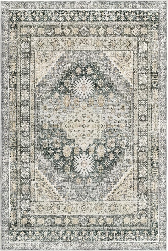 zesthome 8x10 Area Rugs for Living Room, Non-Slip Backing Washable Rugs - Image 2