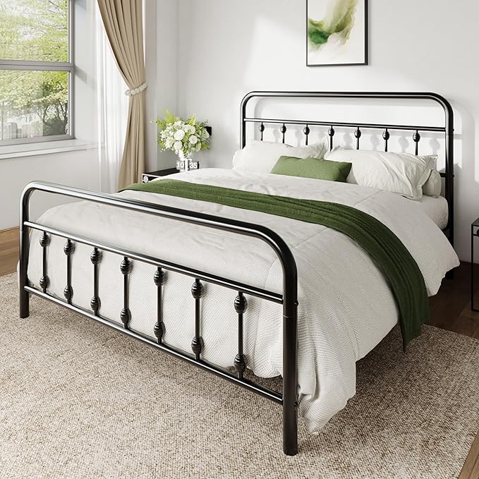 Allewie 14 Inches Full Size Metal Platform Bed Frame - Image 3