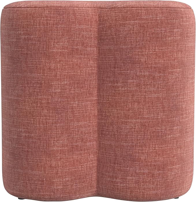 HomePop Upholstered Clover Shaped Ottoman Home Décor|Foot Rest Ottoman - Image 8