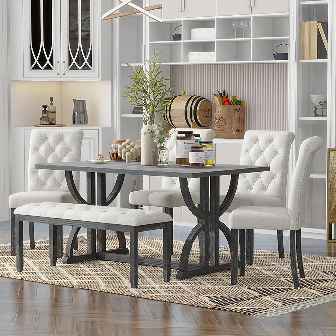 Ball & Cast 6-Piece Dining Table Set by BallCast