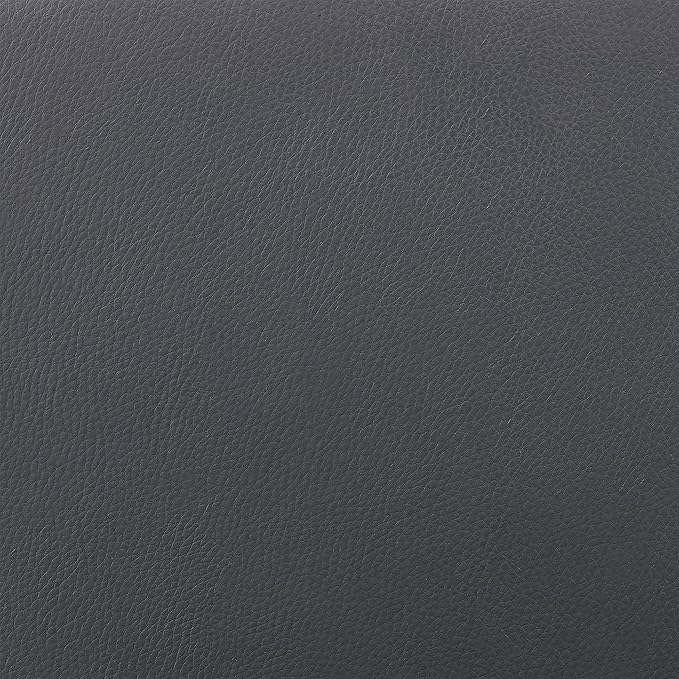 Armen Living Capri Modern 30" Seat Height Gray Faux Leather and Brushed - Image 9