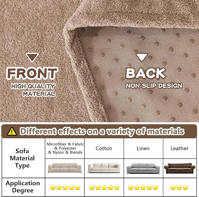 MYSKY HOME Couch Cover Sofa Covers - Image 7