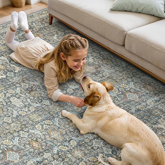 3X5 Area Rugs Machine Washable Rugs - Image 5