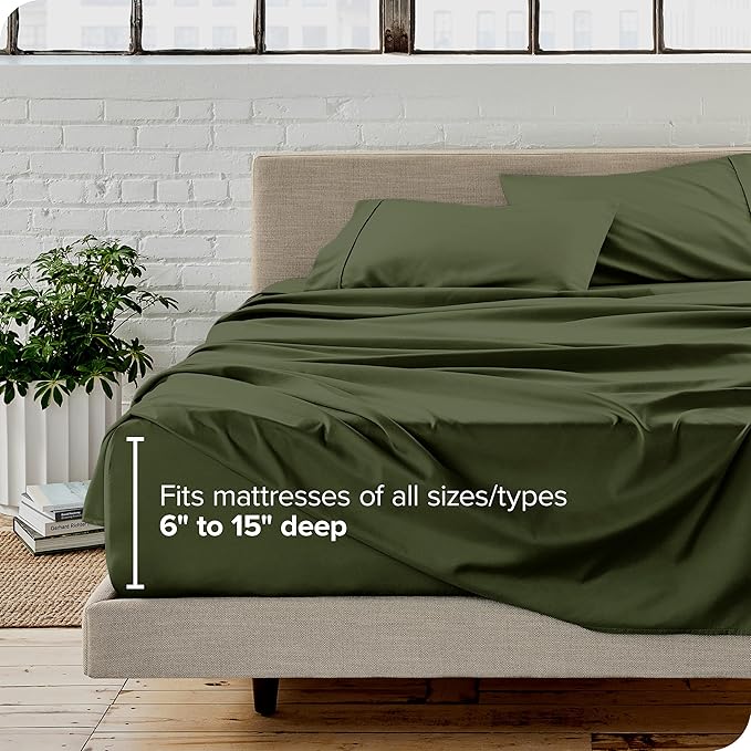 Bare Home Short Queen Sheet Set - Image 5