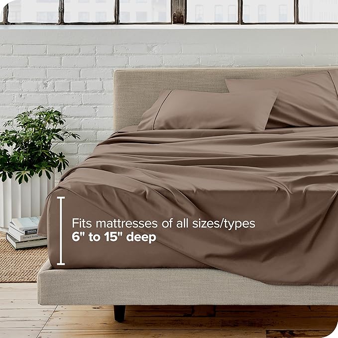 Bare Home Short Queen Sheet Set - Image 5