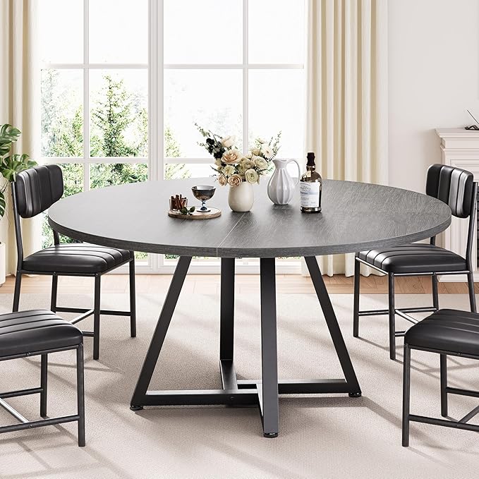 42“ Round Kitchen Dining Room Table - Image 3
