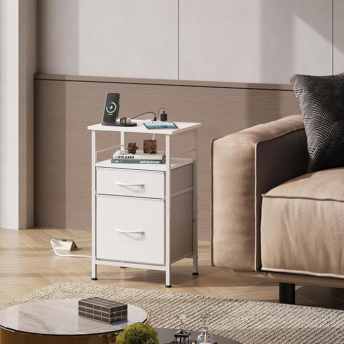 WLIVE Night Stand Set 2, Nightstands - Image 8