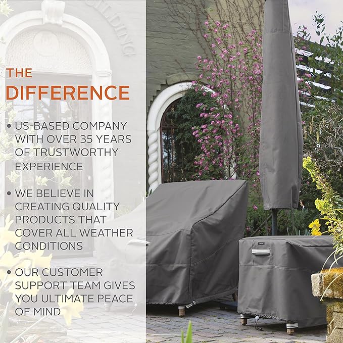 Classic Accessories Ravenna Water-Resistant 88 Inch Rectangular/Oval Patio - Image 3