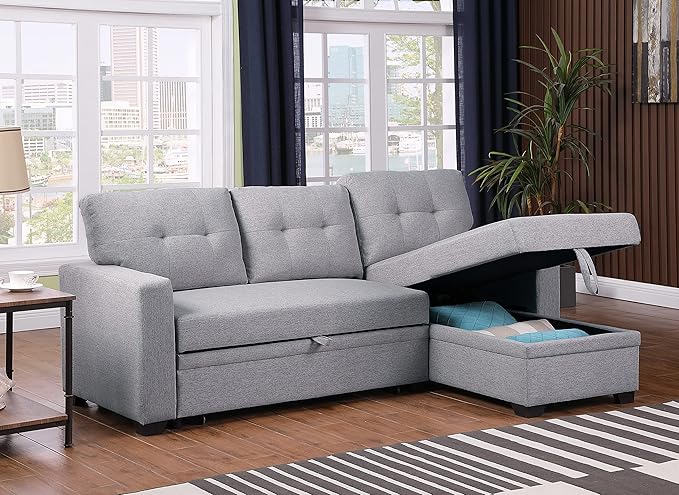 Devion Furniture Philly 4-in-1 Convertible L Shaped Couch - Image 6