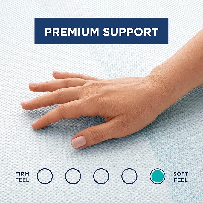 Tempur-Pedic TEMPUR-Adapt + Cooling 3-Inch Twin Mattress Topper Medium Luxury - Image 4