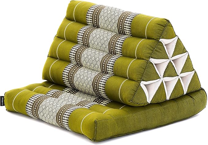 Leewadee 1-Fold Mat with Triangle Cushion – Comfortable TV Pillow, Foldable - Image 3