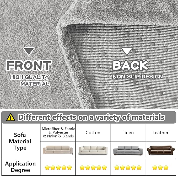 MYSKY HOME Couch Cover Sofa Covers - Image 9