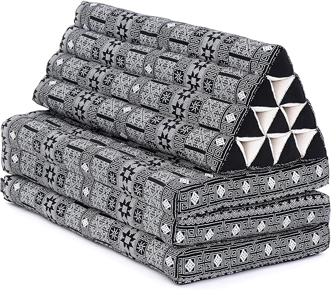 Leewadee 3-Fold Mat XXL with Triangle Cushion – Firm TV Pillow, Foldable - Image 10